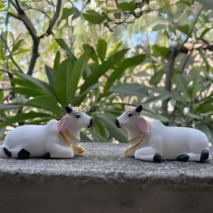 Cute Mini Kneeling Cow Pair
