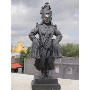 Antique Finish Stone Shri Vitthal Statue