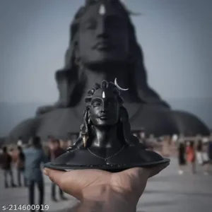Resin Lord Adiyogi Mahadev Shiv Shankara Premium Quality Showpiece Idol