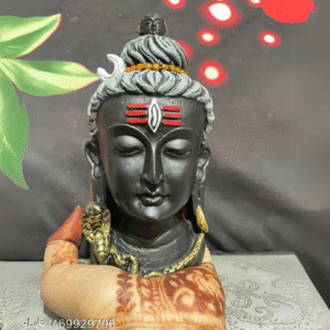 Hand Painted Hanging Lord Shiv Ji Idol for Home Decoration